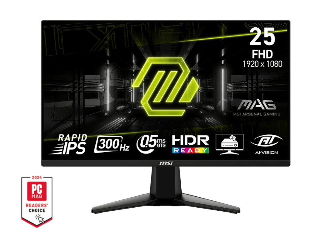 Màn hình MSI MAG 255XF 25" Rapid IPS 300Hz FreeSync Premium chuyên game