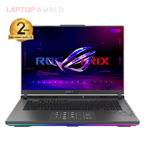 Laptop Asus ROG Strix G16 G614JI-N4084W (Core™ i7-13650HX | Ram 16GB | 1TB SSD | RTX 4070 8GB | 16inch QHD+, 240Hz | Win 11 | Xám)
