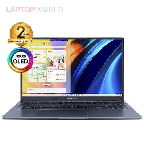 Laptop Asus Vivobook 15X OLED A1503ZA-L1150W (Intel Core i3-1220P | 8GB | 256GB | Intel UHD | 15.6inch FHD OLED | Win 11 | Xanh)