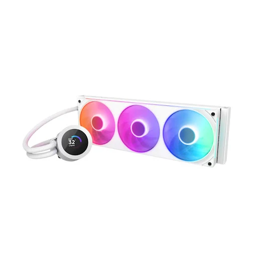 BỘ TẢN NHIỆT NƯỚC NZXT KRAKEN PLUS 360 RGB V2 WHITE - 360MM (RL-KR360-W2)