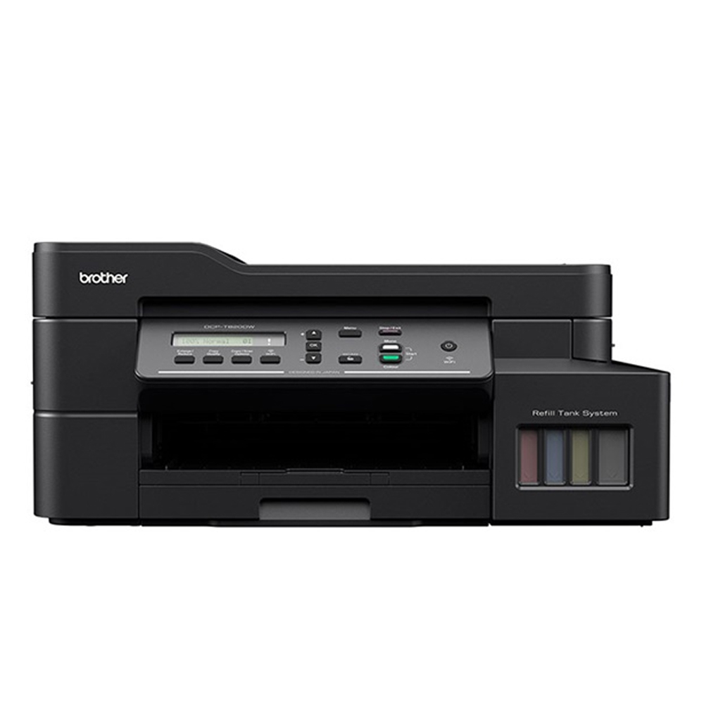 Máy in phun màu đa năng Brother DCP-T820DW (In đảo mặt, Scan ADF 1 mặt, A4, USB, LAN, WIFI)