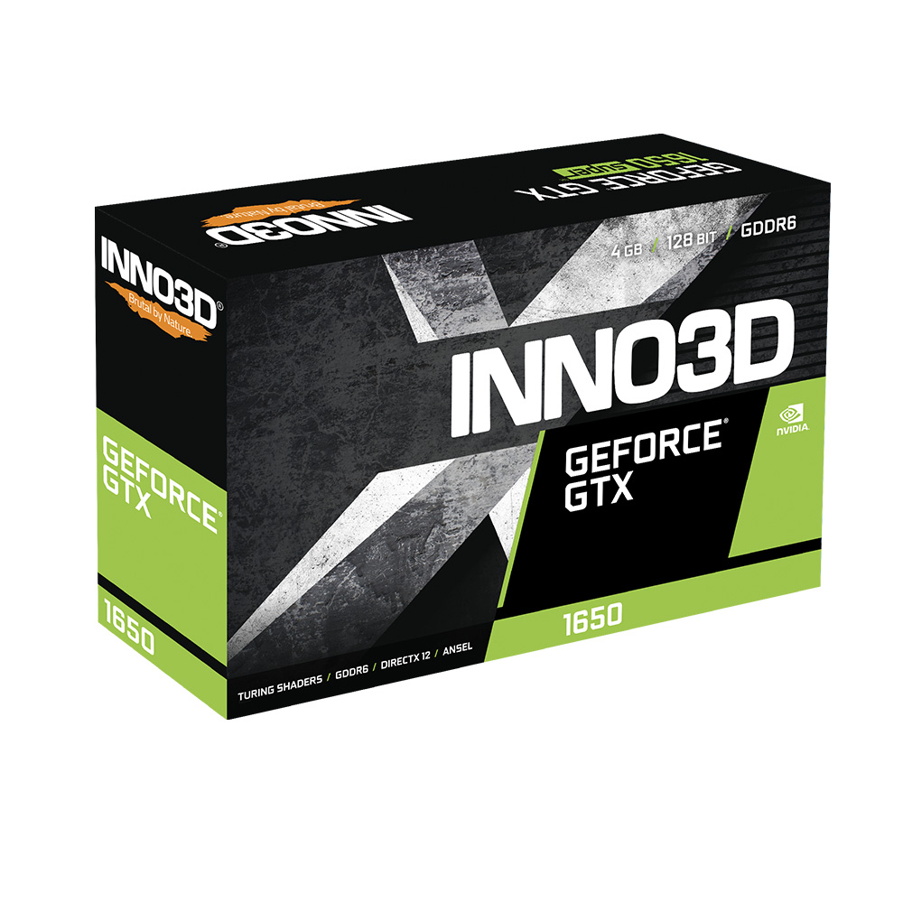VGA INNO3D GTX1650 4G DR6 TWIN X2 OC V3 2 FAN