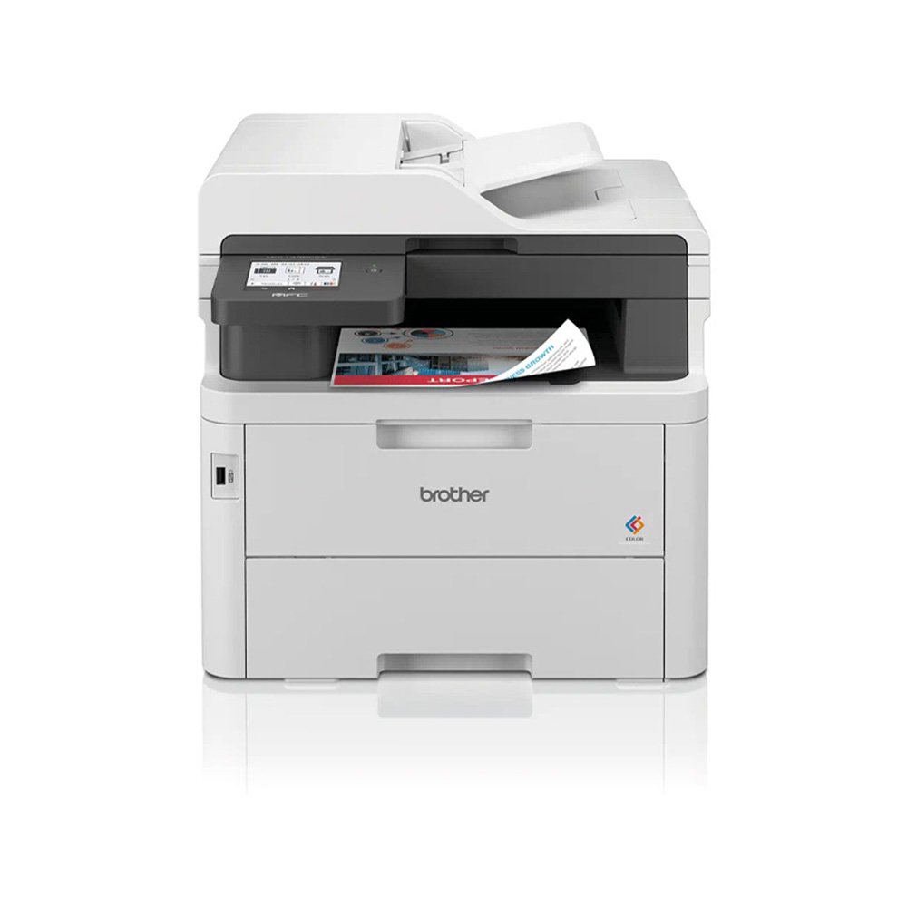 Máy in laser màu đa năng Brother MFC-L3760CDW (In đảo mặt| Copy| Scan 1 mặt| Fax| A4| A5| USB| LAN| WIFI)