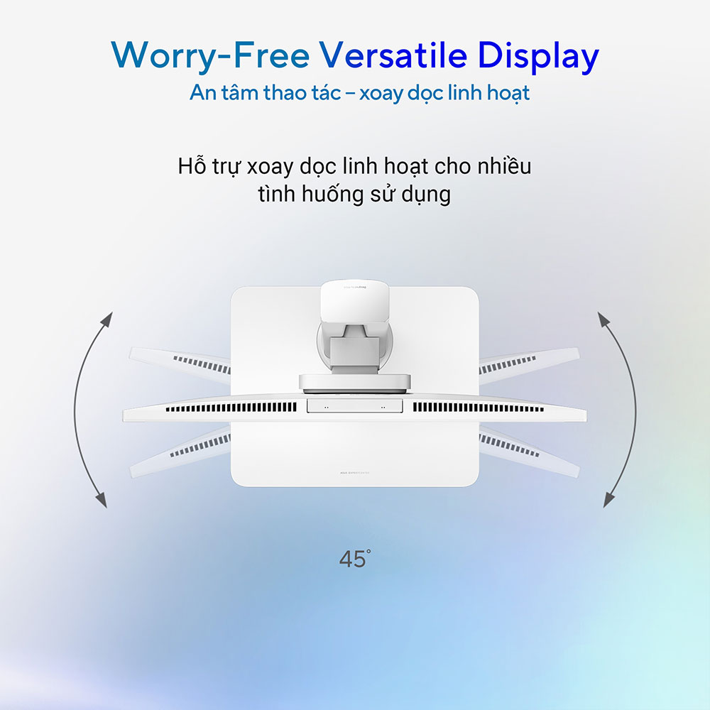 Máy tính để bàn All in one Asus P440VAK-WPC043W (Intel Core i5-13420H | 8GB | 512GB | White | Non-touch screen | 23.8-inch | Normal Stand | 2Y OnSite Service)