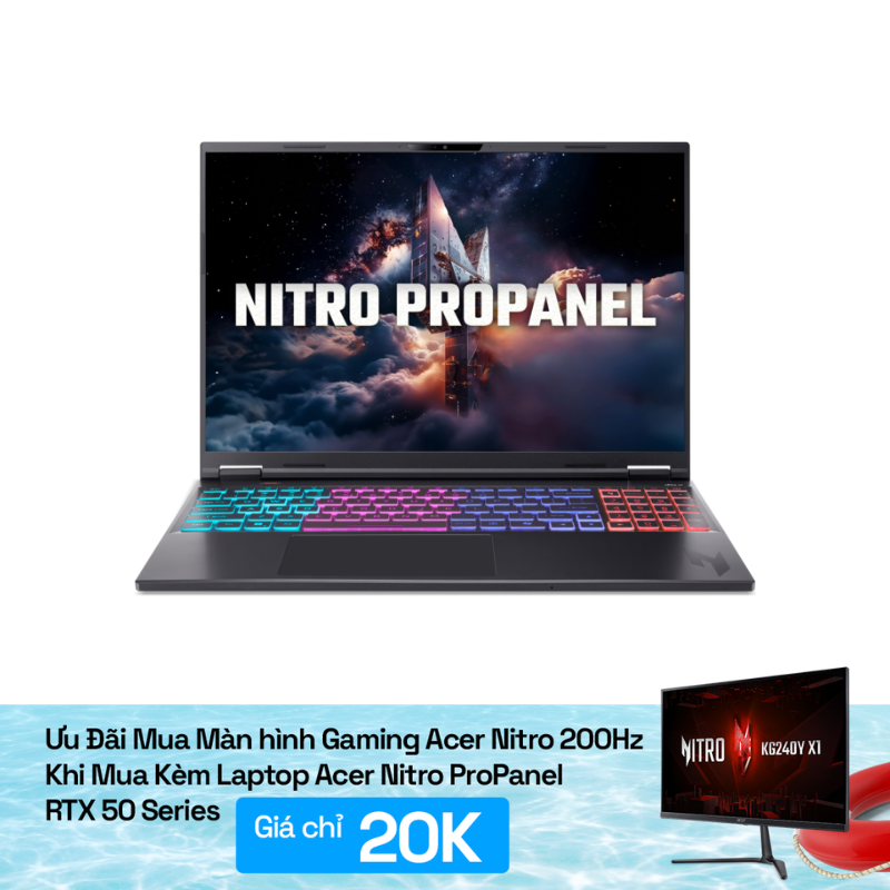 Laptop gaming Acer Nitro ProPanel AN16S 61 R5F4