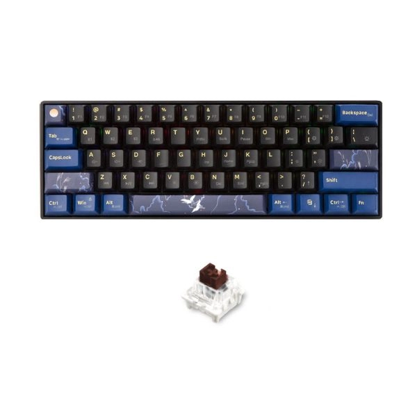 Bàn phím cơ không dây Dual Mode Newmen GM1000 G-Pro Silvery Switch (Hạc Vũ Ánh Trăng)