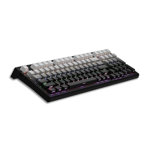 Bàn phím cơ Tri-Mode Mechanical Gaming Newmen GM328 Plus Blue Switch Gradient Gray