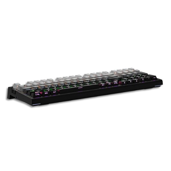 Bàn phím cơ Tri-Mode Mechanical Gaming Newmen GM328 Plus Blue Switch Gradient Gray