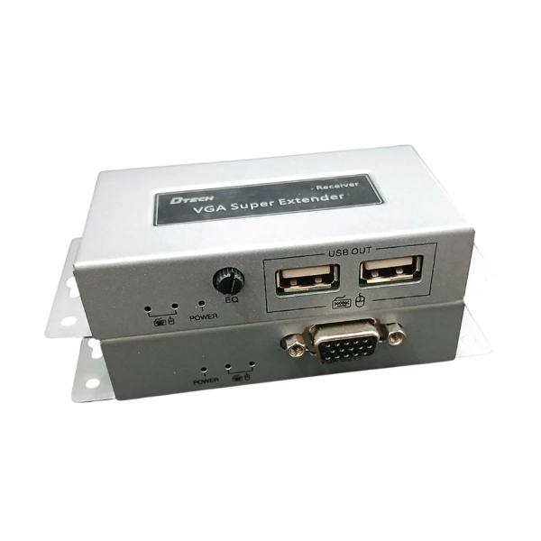 Bộ khuếch đại VGA qua Lan 100M KVM DTECH DT-7044