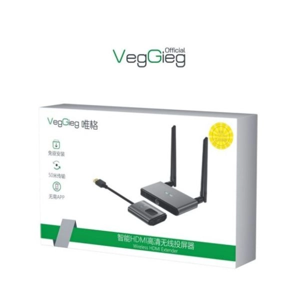 Bộ thu phát tín hiệu HDMI sang VGA không dây VegGieg V-Z5