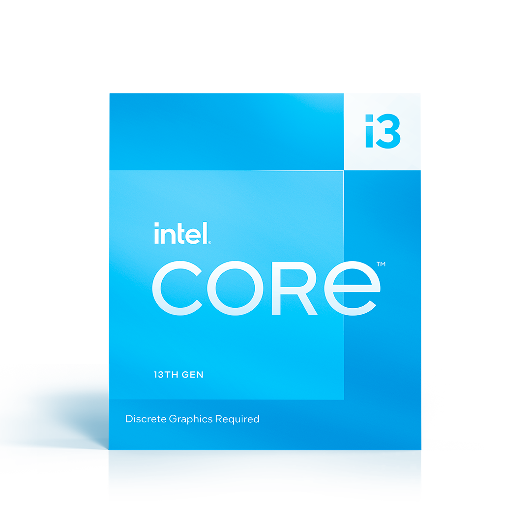 Bộ vi xử lý Intel Core i3 13100F / 3.4GHz Turbo 4.5GHz / 4 Nhân 8 Luồng / 12MB / LGA 1700