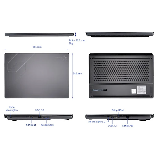 Laptop Msi Stealth 16 AI+ B3WF-007VN (Ultra 9-386H/ GeForce RTX™ 5060/ 32GB/ 1TB/ Win 11 Home)