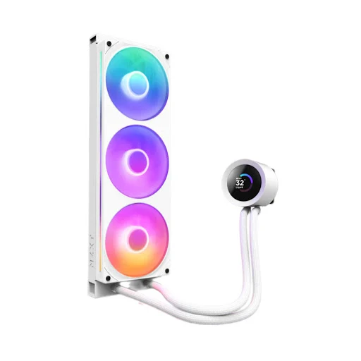 BỘ TẢN NHIỆT NƯỚC NZXT KRAKEN PLUS 360 RGB V2 WHITE - 360MM (RL-KR360-W2)