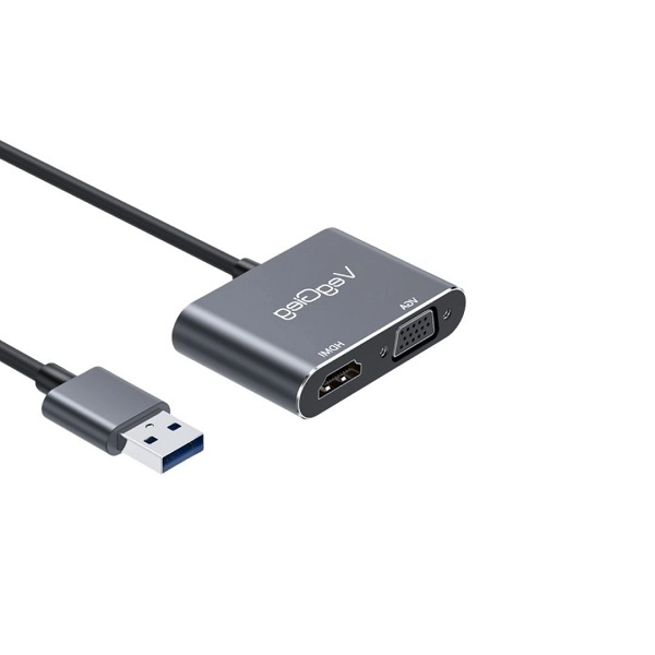 Cáp chuyển USB 3.0 sang HDMI, VGA VegGieg V-Z918