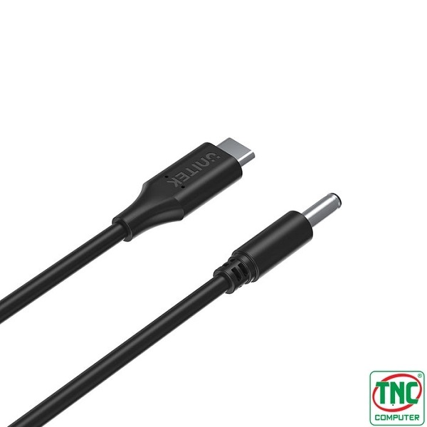 Cáp sạc USB-C Sang DC Jack 4.5 x 3.0 mm 65W Unitek C14120BK cho Laptop Dell