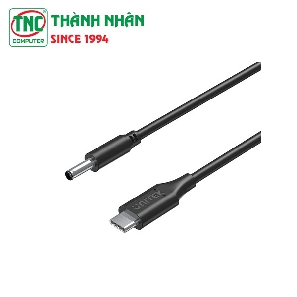 Cáp sạc USB-C Sang DC Jack 4.5 x 3.0 mm 65W Unitek C14120BK cho Laptop Dell