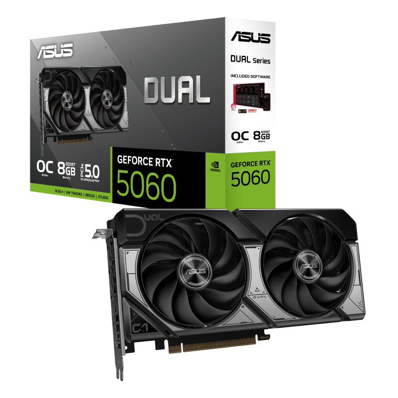 Card màn hình Asus GeForce RTX 5060 DUAL OC 8GB
