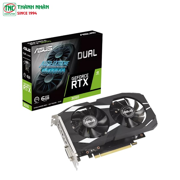 Card Màn Hình ASUS Dual GeForce RTX 3050 OC Edition 6GB GDDR6 (DUAL-RTX3050-O6G)