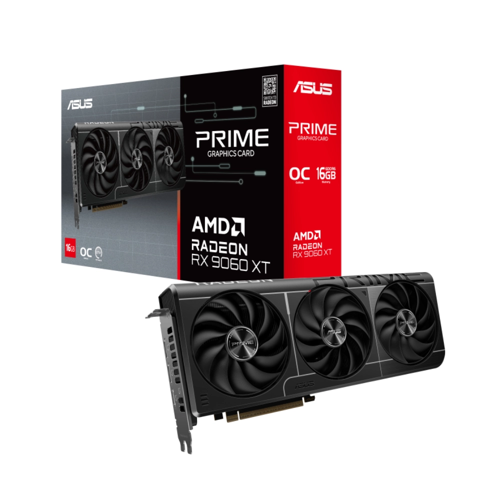 Card Màn Hình ASUS Prime Radeon RX 9060 XT 16GB GDDR6 OC Edition (PRIME-RX9060XT-O16G)