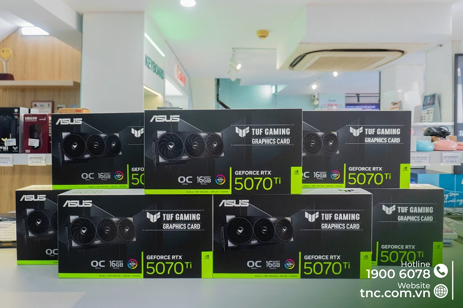 Card Màn Hình ASUS TUF Gaming GeForce RTX 5070 Ti 16GB GDDR7 (TUF-RTX5070TI-O16G-GAMING)