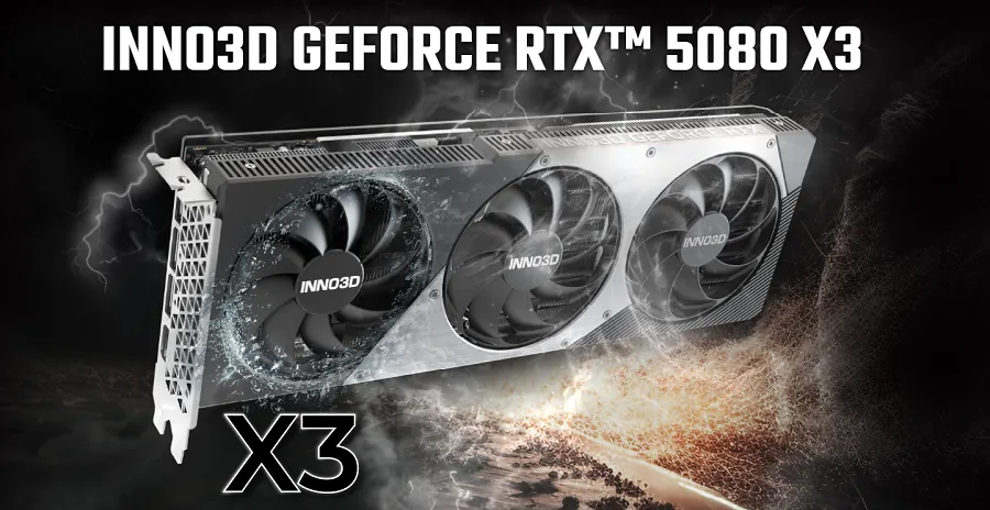 Card Màn Hình INNO3D GeForce RTX 5080 X3 OC (N50803-16D7X-17603930)