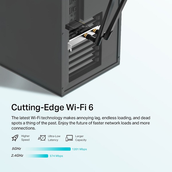 Card mạng Wireless TP-Link Archer TX20E (1775 Mbps/ Wifi 6/ 2.4/5 GHz/BT 5.2)