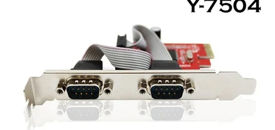 Card PCI-e to 2 cổng Com (RS232) Unitek Y-7504B