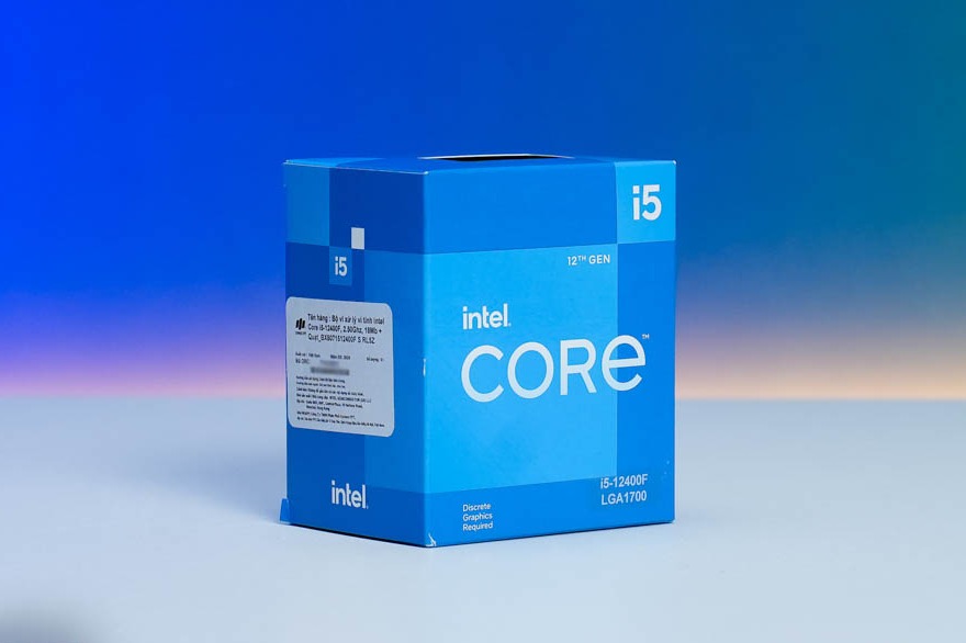CPU Intel Core i5 12400F (Intel LGA1700 - 6 Core - 12 Thread - Base 2.5Ghz - Turbo 4.4Ghz - Cache 18MB - No iGPU)