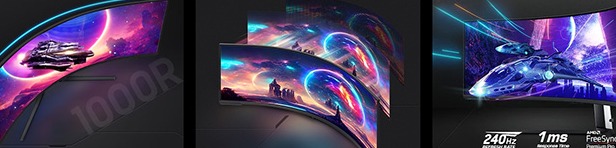 Màn Hình Gaming SAMSUNG Odyssey Neo G9 G95NC LS57CG952NEXXV (Cong - 57 inch - VA - DUHD - 240Hz - 1ms)
