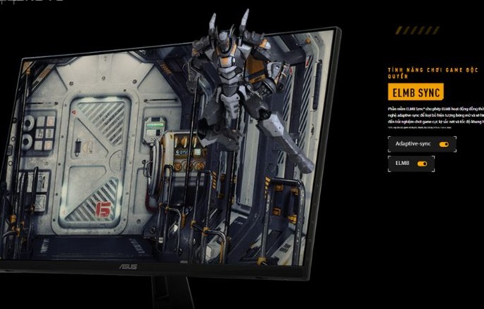 Màn hình Asus TUF Gaming VG27AQ5A 27 inch (2K/ Fast IPS/ 210Hz/ 1 ms)
