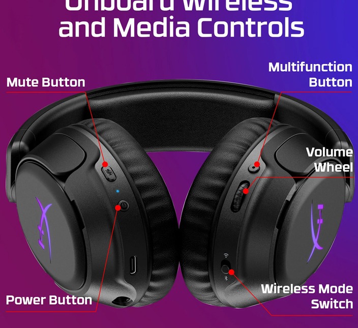 Tai nghe HyperX Cloud Flight 2 Wireless