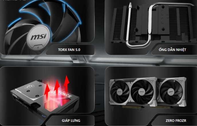 Card màn hình MSI RTX 5050 8G VENTUS 2X OC (8GB GDDR6)