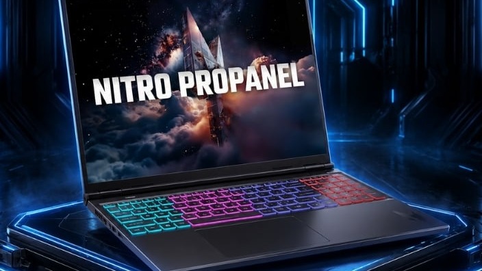 Laptop gaming Acer Nitro ProPanel AN16S-61-R7ZJ (Ryzen AI 7 350/ RTX 5060 8GB/ 16GB/ 512GB/ 16.0" 2K+/ Win 11)