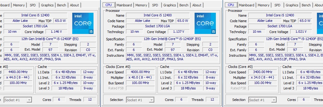 CPU Intel Core i5 12400F (Intel LGA1700 - 6 Core - 12 Thread - Base 2.5Ghz - Turbo 4.4Ghz - Cache 18MB - No iGPU)