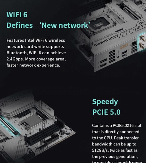 Bo mạch chủ Colorful CVN B760M FROZEN WIFI D5 V20