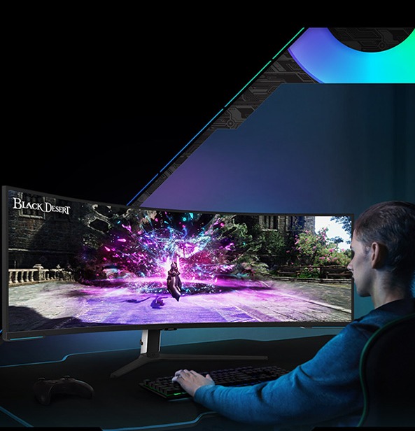 Màn Hình Gaming SAMSUNG Odyssey Neo G9 G95NC LS57CG952NEXXV (Cong - 57 inch - VA - DUHD - 240Hz - 1ms)