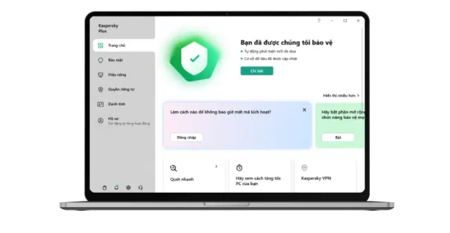 Phần mềm diệt virus Kaspersky Plus -1U (1 thiết bị/ năm)