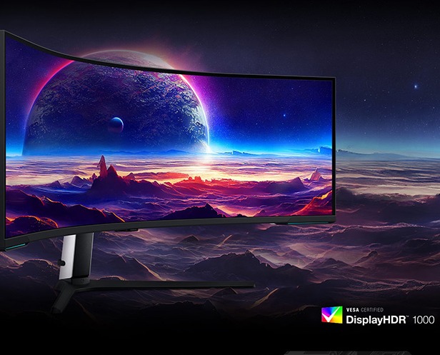 Màn Hình Gaming SAMSUNG Odyssey Neo G9 G95NC LS57CG952NEXXV (Cong - 57 inch - VA - DUHD - 240Hz - 1ms)
