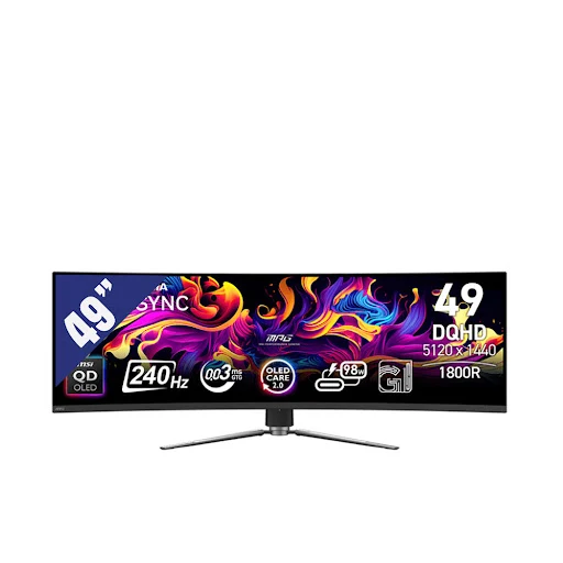 Màn hình Msi MPG 491CQPX QD-OLED 49 inch (DQHD/ QD-OLED/ 240Hz/ 0.03 ms)