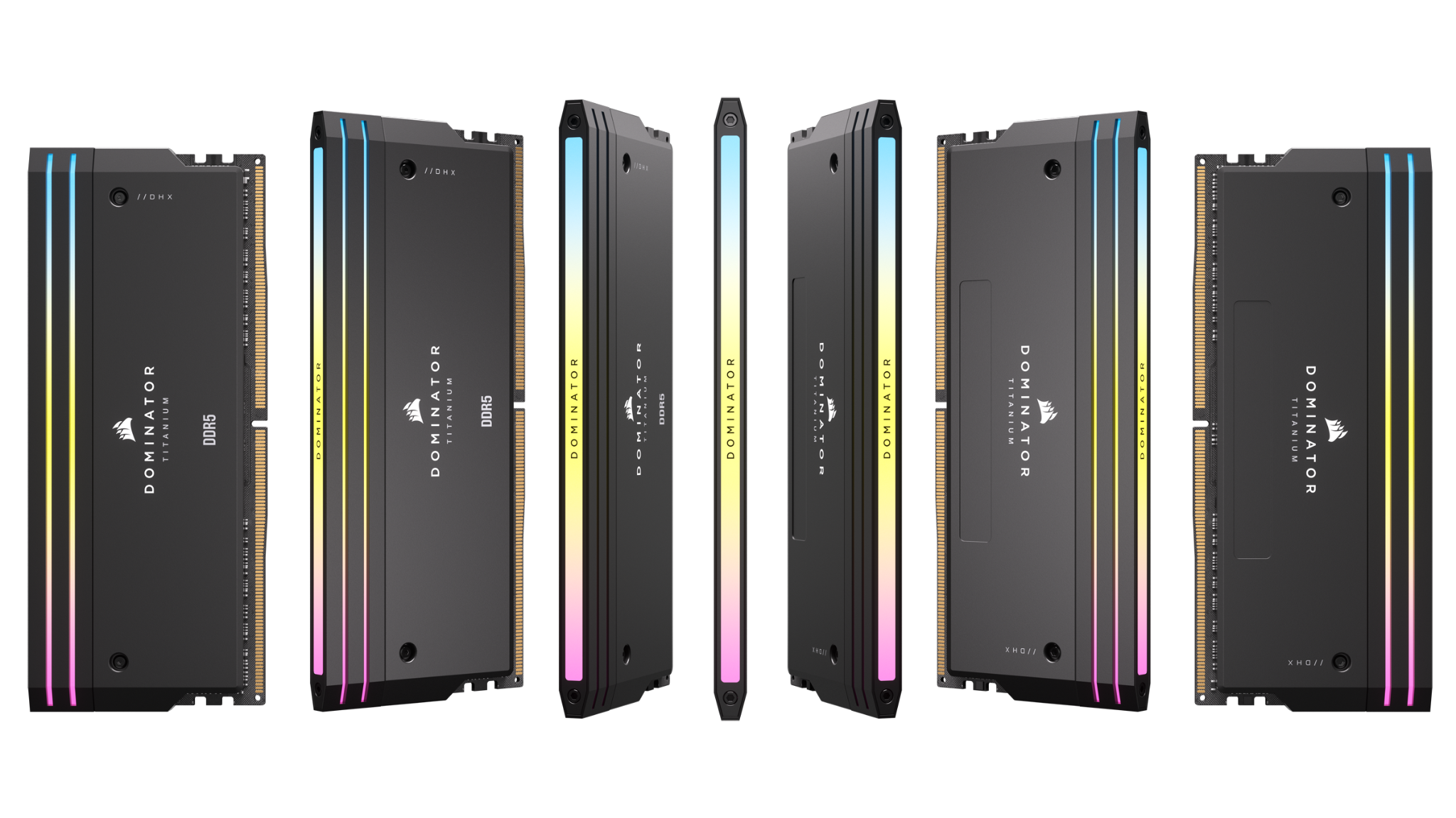 RAM Corsair Dominator Titanium Black 32GB (2x16GB) RGB 6000 DDR5 (CMP32GX5M2B6000C30)