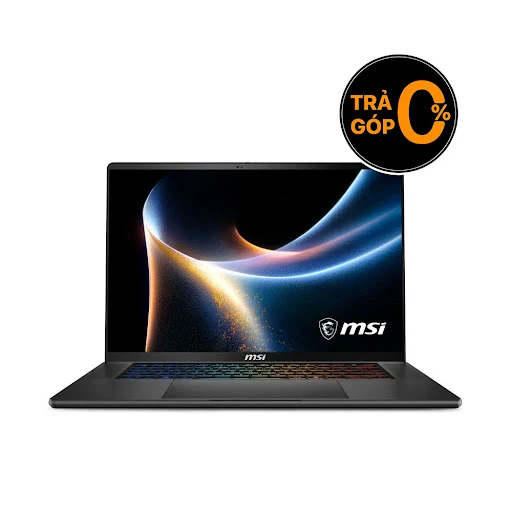 Laptop Msi Stealth 16 AI+ B3WF-007VN (Ultra 9-386H/ GeForce RTX™ 5060/ 32GB/ 1TB/ Win 11 Home)