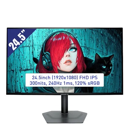 Màn hình Gigabyte G25F2A 24.5 inch (Full HD/ IPS/ 240Hz/ 1 ms)