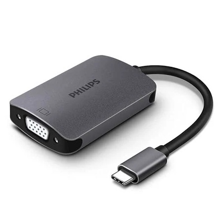 Bộ chia/Hub Type-C 3.1 -> HDMI + VGA Philips DLK5512C/94