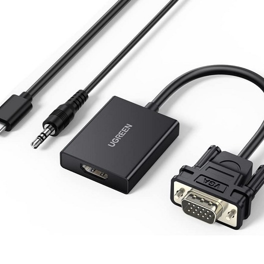 Cáp chuyển VGA sang HDMI Audio Ugreen 50945