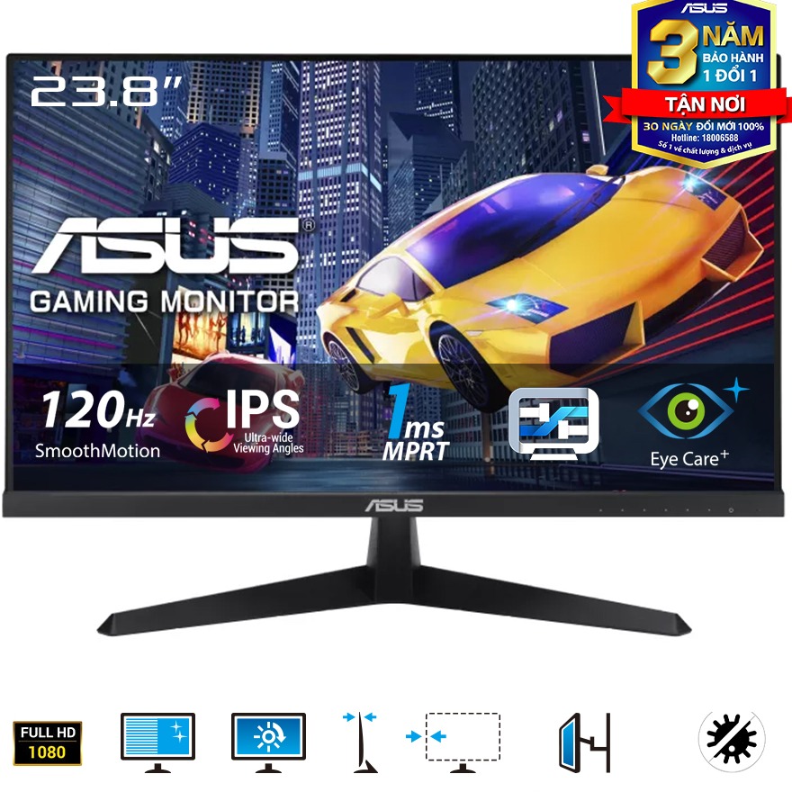 Màn Hình ASUS VY249HGR (23.8 inch - IPS - FHD - 120Hz - 1ms)