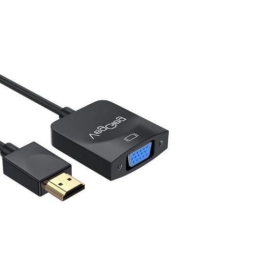 Cáp chuyển đổi HDMI sang VGA VegGieg V-Z612, hỗ trợ FullHD 1080P@60Hz