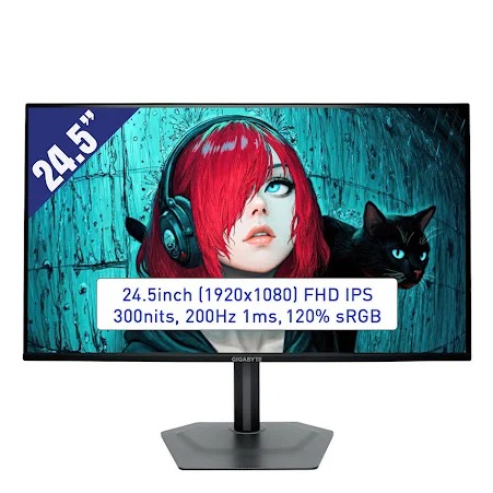 Màn hình Gigabyte G25F2 24.5 inch (Full HD/ IPS/ 200Hz/ 1 ms)