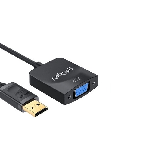 Cáp chuyển đổi DisplayPort sang VGA VegGieg V-Z615, hỗ trợ FullHD 1080P@60Hz