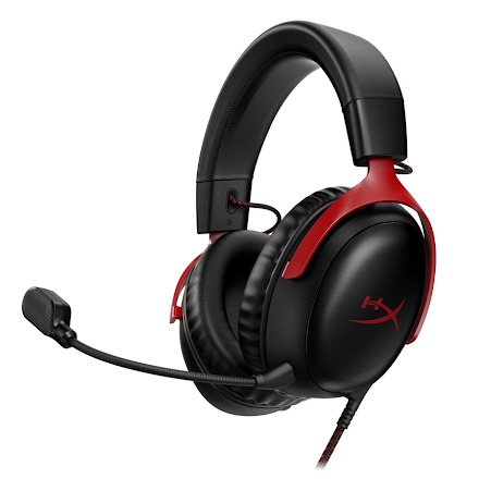 Tai nghe Gaming Over-ear có dây HYPERX CLOUD III - Đỏ-Đen (727A9AA)
