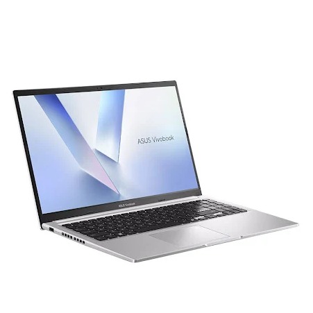 Thiết kế màu bạc thanh lịch và di động của laptop.
